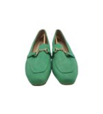 Mocasini dama Bonprix,, material textil, verde - imagine 3