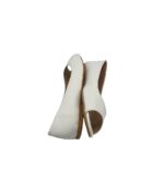 Balerini dama Bonprix, imitatie de piele, alb - imagine 4