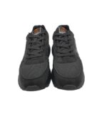 Adidasi barbati Arrigo Bello ,  imitatie de piele, material textil,  negru gri - imagine 5