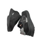 Adidasi barbati Arrigo Bello ,  imitatie de piele, material textil,  negru gri - imagine 2