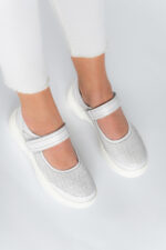 Sandale dama Lady Eloise , imitatie de piele, alb - imagine 5