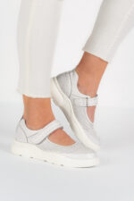 Sandale dama Lady Eloise , imitatie de piele, alb - imagine 8