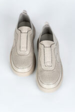 Adidasi dama Lady Conf, imitatie de piele, bej - imagine 12