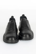 Adidasi dama Lady Conf, imitatie de piele, negru - imagine 11