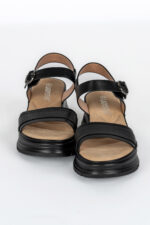 Sandale dama Lady Noir, imitatie de piele, negru - imagine 11