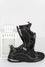 Adidasi barbati AxBoxing Aero, imitație de piele, material textil, negru