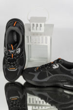 Adidasi barbati AxBoxing Aero, imitație de piele, material textil, negru - imagine 8