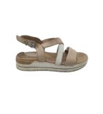 Sandale dama Marco Tozzi, 38, piele, crem