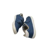 Adidasi copii 30, imitatie de piele, albastru - imagine 4