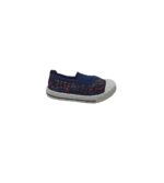 Tenisi copii 24, material textil, albastru multicolor