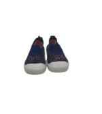 Tenisi copii 24, material textil, albastru multicolor - imagine 3