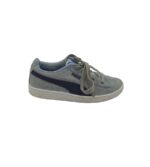 Adidasi dama Puma, 37.5, piele intoarsa, albastru