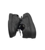 Adidasi barbati  41, imitatie de piele, negru - imagine 4