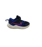 Adidasi copii Nike, 31, imitatie de piele, material textil, negru albastru