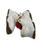 Adidasi bartati Pull&Bear, 42, imitatie de piele, material textil, alb - imagine 4