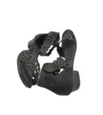 Sandale dama Rieker 40, imitatie de piele, negru - imagine 3