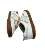 Adidasi barbati New Balance, 45, material textil, piele, alb - imagine 4