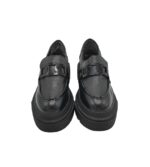 Mocasini dama 37, imitatie de piele, negru - imagine 3