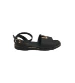 Sandale dama Diamantique, 40, imitatie de piele, negru