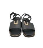 Sandale dama Diamantique, 40, imitatie de piele, negru - imagine 3