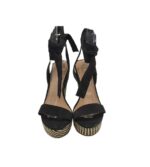 Sandale dama New Look, 39, material textil, negru - imagine 5