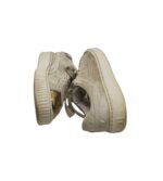 Adidasi dama Puma, 38, imitatie de piele, piele intoarsa, gri - imagine 4