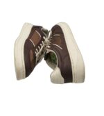 Adidasi dama Zara, 38, imitatie de piele, material textil, maro - imagine 4