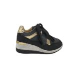 Adidasi dama 38, imitatie de piele, negru