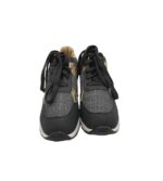 Adidasi dama 38, imitatie de piele, negru - imagine 3