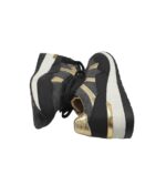 Adidasi dama 38, imitatie de piele, negru - imagine 4