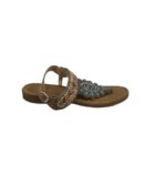 Sandale dama Graceland, 38, material textil, maro