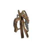 Sandale dama Graceland, 38, material textil, maro - imagine 4