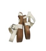 Sandale unisex Graceland, 44, imitatie de piele, alb - imagine 4