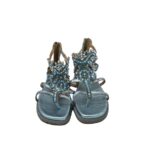 Sandale dama Alma En Pena, 38, piele, albastru - imagine 3