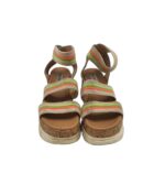 Sandale dama Steve Madden, 38, material textil, multicolor - imagine 3