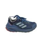 Adidasi dama Adidas, 42, imitatie de piele, material textil, albastru