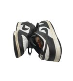 Adidasi barbati Nike, 42, imitatie de piele, piele, alb negru - imagine 4