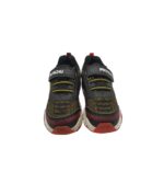 Adidasi copii 27, imitatie de piele, material textil, negru - imagine 3