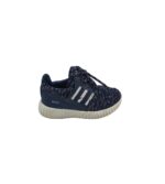 Adidasi copii 25, material textil, albastru alb