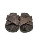 Saboti barbati Memphis One, 42, imitatie de piele, maro - imagine 3