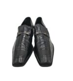 Pantofi barbati 43, imitatie de piele, negru - imagine 3