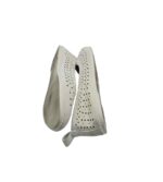 Balerini dama 40, imitatie de piele, alb - imagine 4