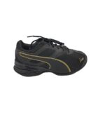 Adidasi dama Puma, 39, imitatie de piele, material textil, negru