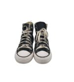 Tenisi dama Converse, 39, material textil, negru - imagine 3