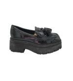 Mocasini dama Zara, 38, imitatie de piele, negru