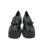 Mocasini dama Zara, 38, imitatie de piele, negru - imagine 3