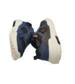 Adidasi copii Venice, 36, imitatie de piele, material textil, negruu albstru - imagine 4