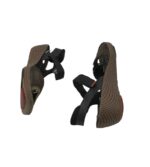Sandale dama Camper, 40, piele intoarsa, material textil, negru maro - imagine 3