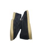 Mocasini barbati Massimo Dutti, 45, piele intoarsa, negru - imagine 4