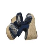 Sandale dama Young Spirit, 38, material textil, bleumarin - imagine 4